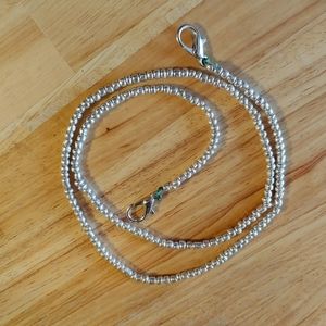 SILVER FACE MASK HOLDER